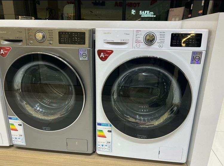 ماشین لباسشویی فرانکو با دو مدل رنگ