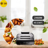 سرخ کن و گریل یونی با فناوری Rapid Air برای سرخ کردن بدون روغن