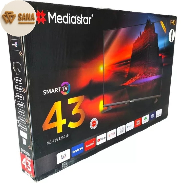کارتون تلویزیون 43 اینچ مدیا استار مدل MS-43S T2S2