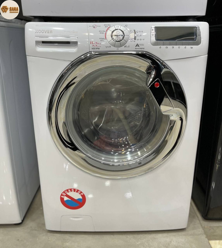 ماشین لباسشویی ۱۱ کیلویی هوور مدل WDYN11746PG8-S