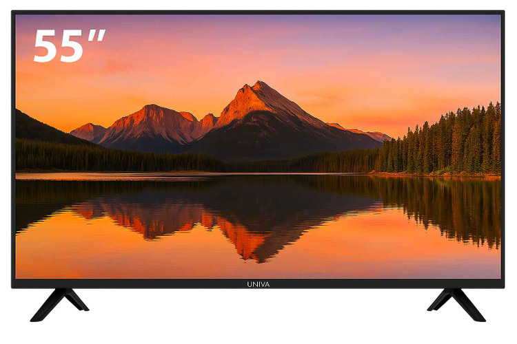 تلویزیون یونوا 55 اینچ ۴K U-CLASS