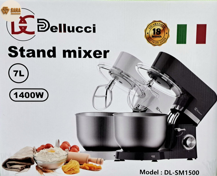 همزن کاسه دار دلوسی 1400 وات مدل DL-SM1500